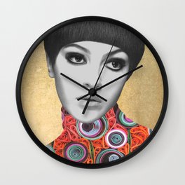 PORTRAIT22 (woman) Wall Clock