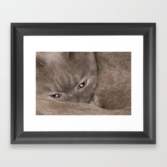 I'm Watching You Framed Art Print