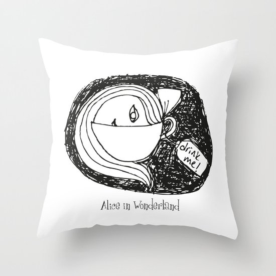 Alice I Throw Pillow