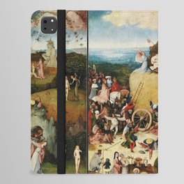 Haywain by Hieronymus Bosch iPad Folio Case