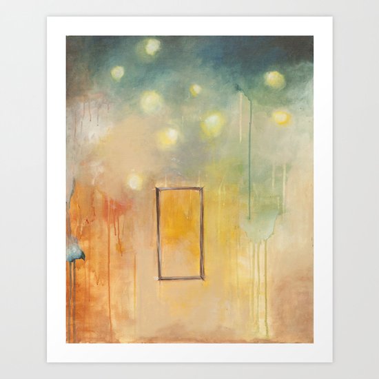bird and open window Art Print