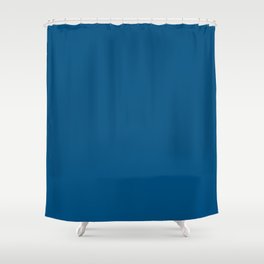 BLUE V Shower Curtain