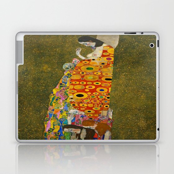 Gustav Klimt Hope, II Laptop & iPad Skin