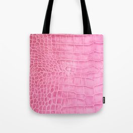 Croco leather effect - sweet pink Tote Bag
