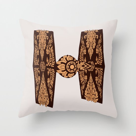 Thai Fighter Throw Pillow