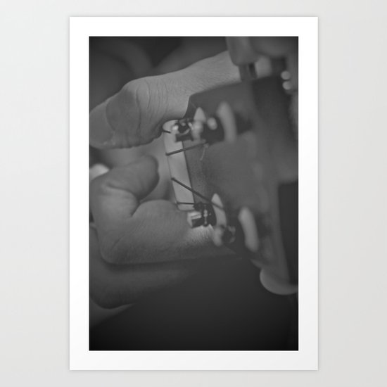 Ukulele Chord Art Print