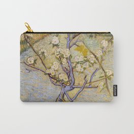 Blossoming Pear Tree by Vincent van Gogh Carry-All Pouch | Vincent, Painting, Blossoming, Popular, Paintings, Tree, Vintage, Illustration, Landscape, Famous 