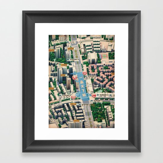 v o i s i e t e q u i Framed Art Print