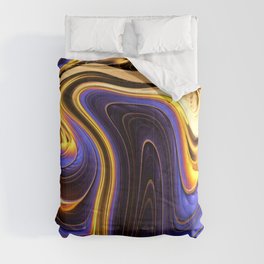 Abstract Waves Pattern  Comforter