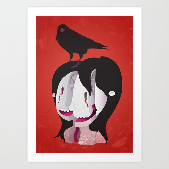 Shattered Mind Art Print