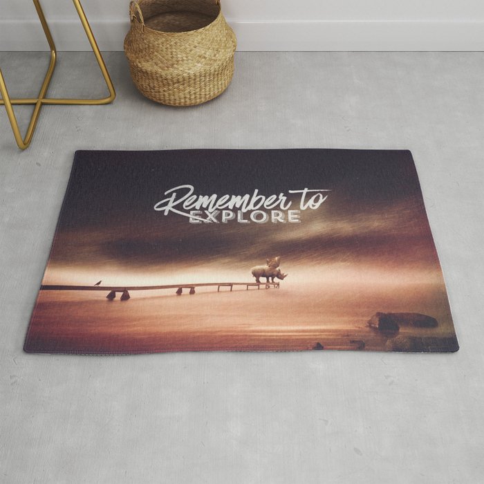 Remember to explore - text version Rug