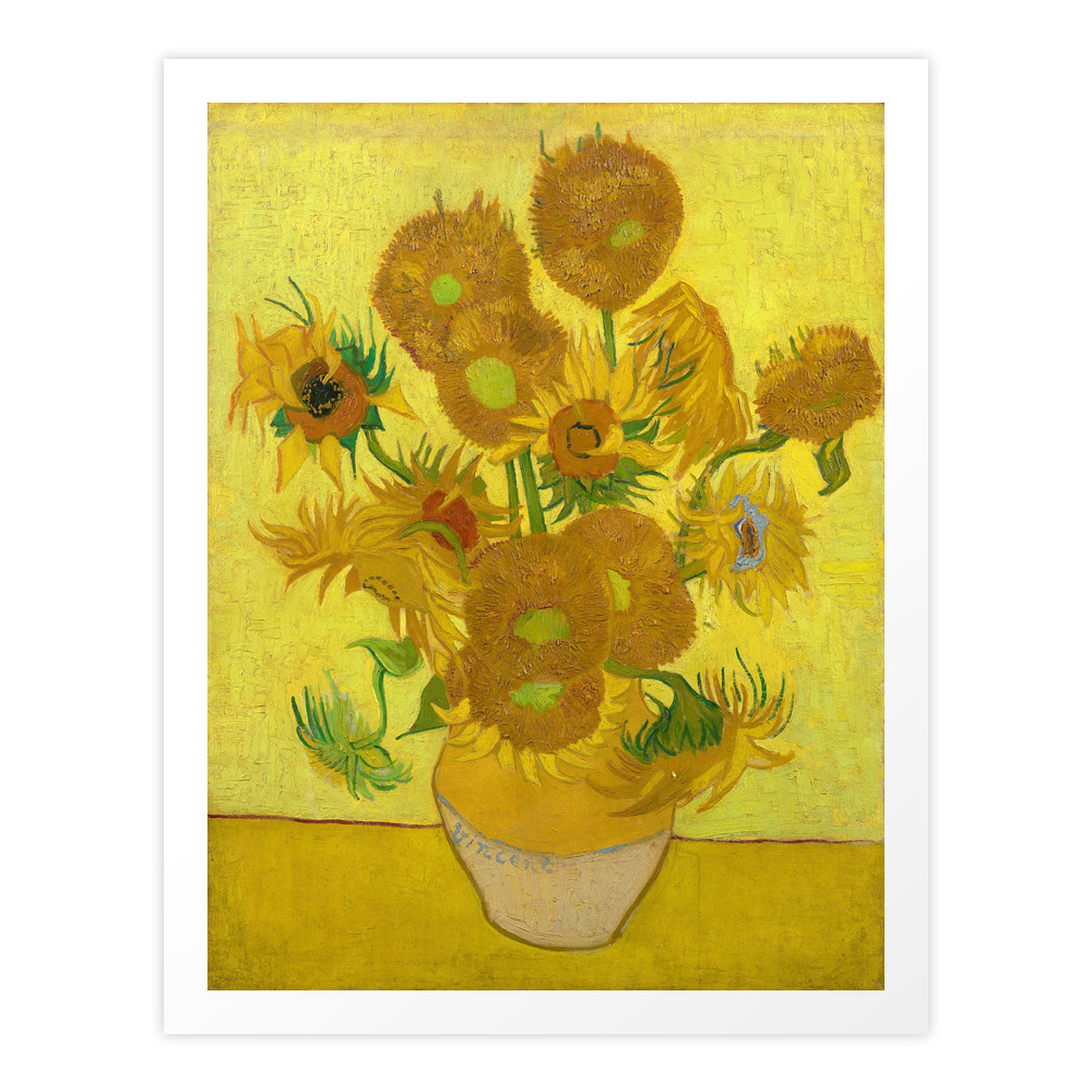 Van Gogh Sunflowers Art Print by fineearthprints