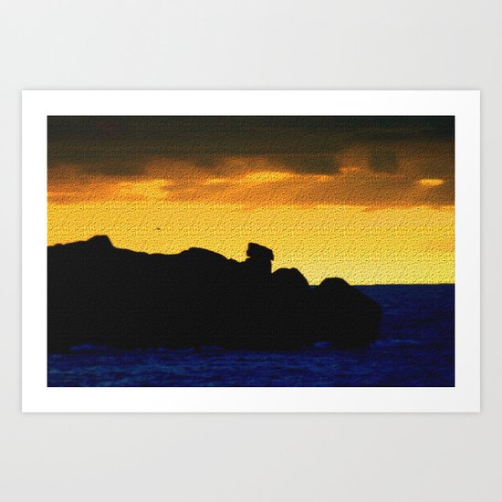 Granite Island Art Print