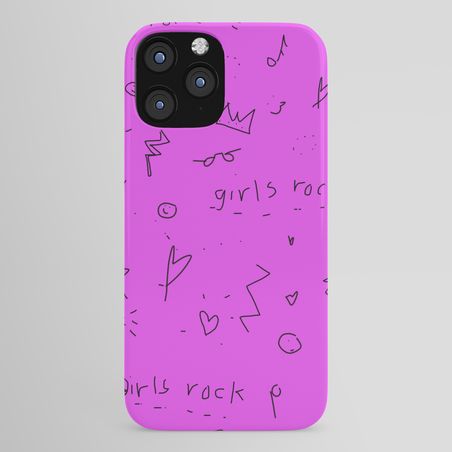 Girls Rock On Iphone Case By Ashleysally00 Society6