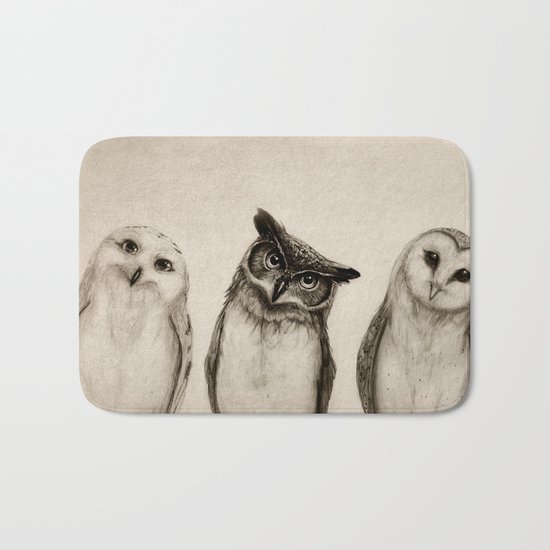 The Owl's 3 Bath Mat