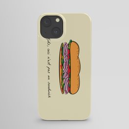 Ceci n'est pas un sandwich iPhone Case