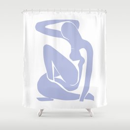 Lilac Matisse Woman 1, Purple, Matisse Cut-outs, Henri Matisse Abstract Nude Decoration Shower Curtain