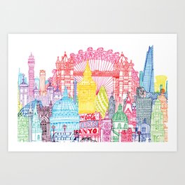 London Towers Art Print
