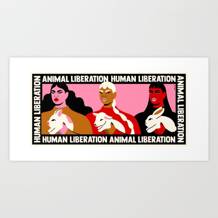 Animal Liberation Art Print