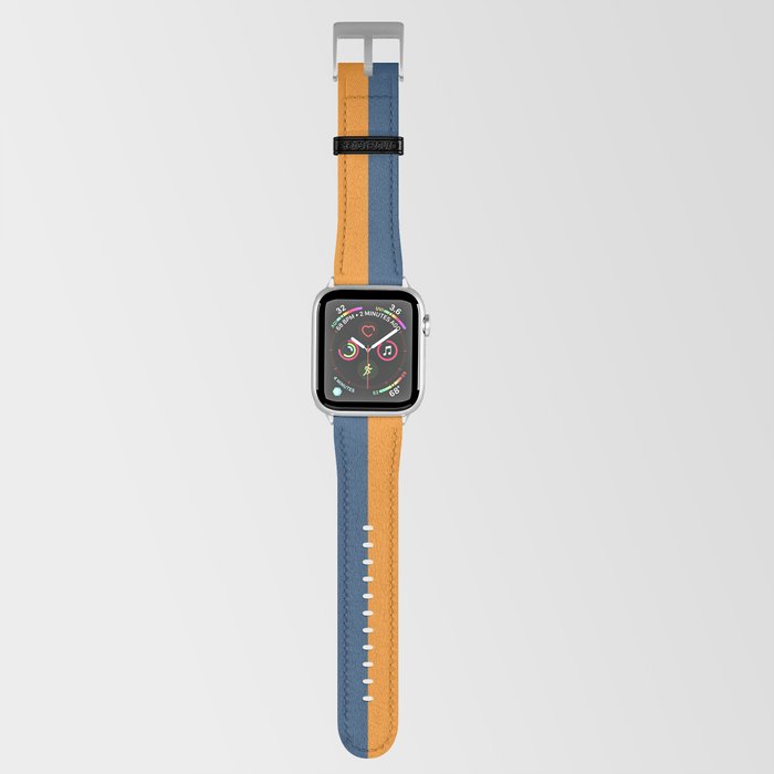 Strippy - Mango And Classic Blue Apple Watch Band