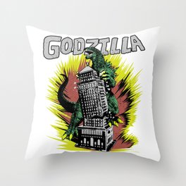 Godzilla War III Throw Pillow