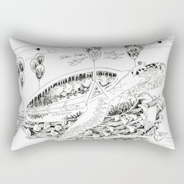Wanderlust Series - Turtle Rectangular Pillow