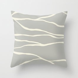 Flow_minimalist Throw Pillow