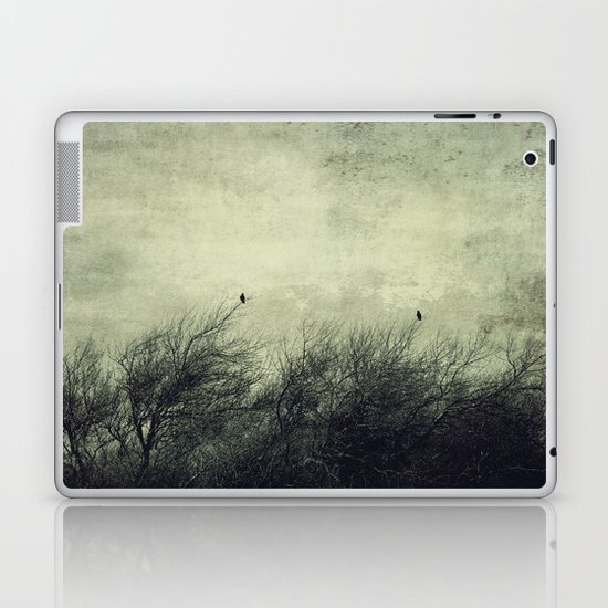 Talk to me ~ Birds silhouettes Laptop & iPad Skin