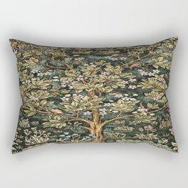 William Morris Tree Of Life, Morris floral, No 4. Rectangular Pillow