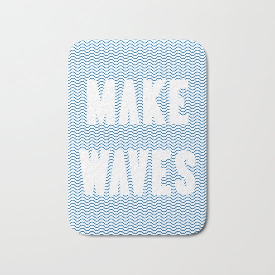 Make Waves Bath Mat