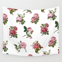 Fine pink roses Wall Tapestry