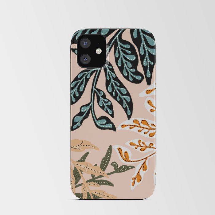Tropical Floral iPhone Card Case