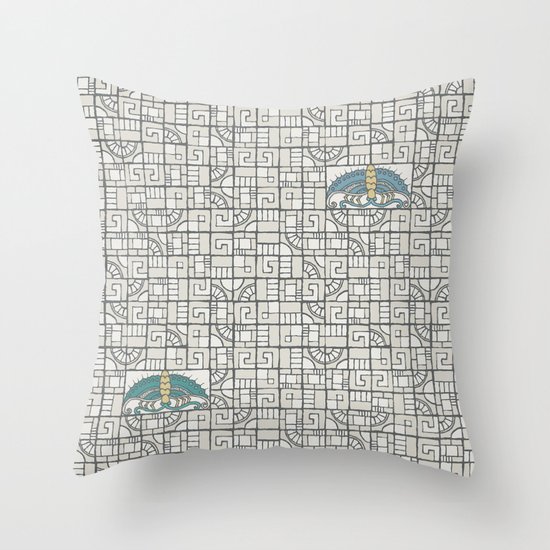 Butterfly’s Journey II Throw Pillow