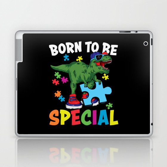 Born To Be Special Autism Awareness Laptop & iPad Skin