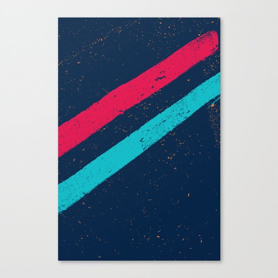 STREET SLANG / Stripes 3 Canvas Print