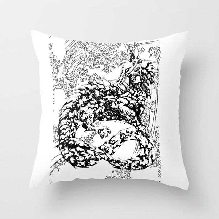A Dragon from your Subconscious Mind #2 Throw Pillow