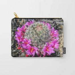 Flowering Cactus Carry-All Pouch