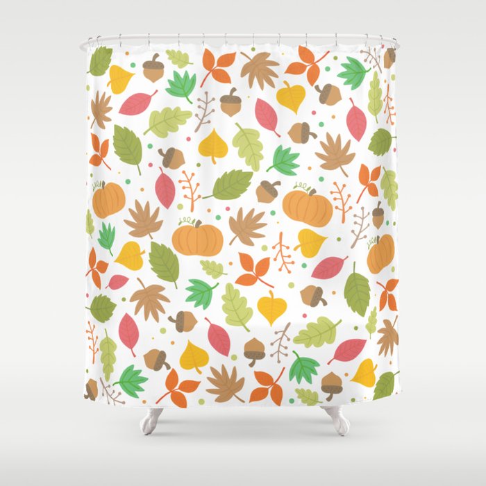 Thanksgiving pattern Shower Curtain