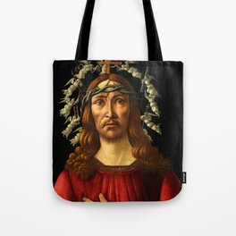 The Man of Sorrows by Sandro Botticelli Tote Bag