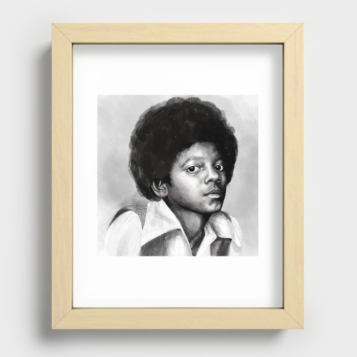 Young Michael Recessed Framed Print