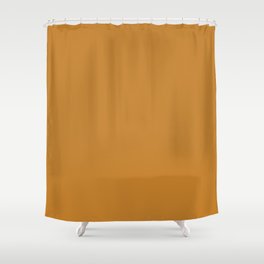 Autumnal Spices Orange Shower Curtain