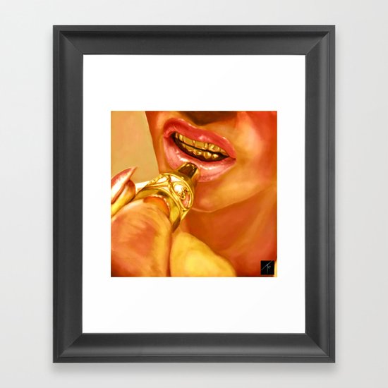Rain Framed Art Print