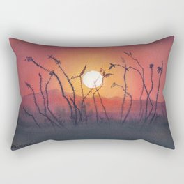Dusty Sundown Rectangular Pillow