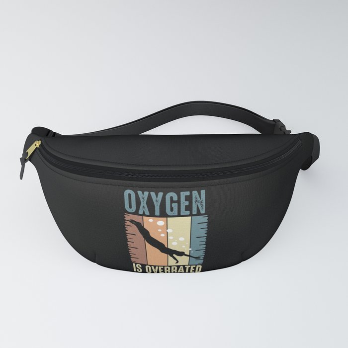 Swim Quote Oxygen Is Overrated Fanny Pack
