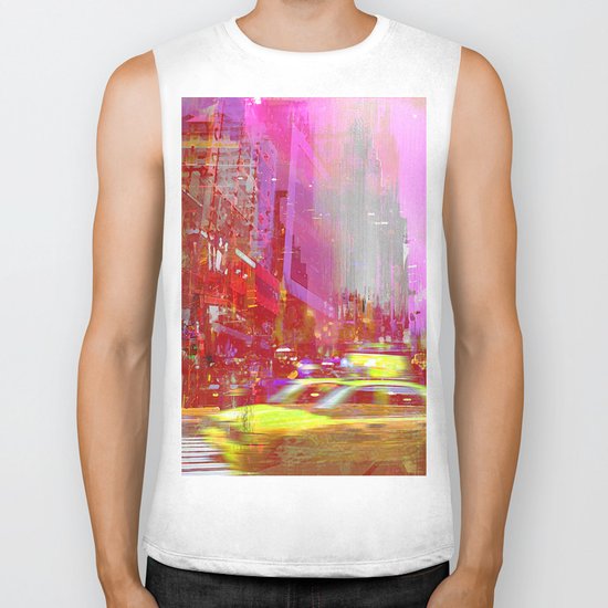 Moving to New York Biker Tank