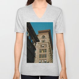 New York City Corner V Neck T Shirt