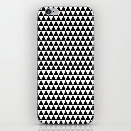 Black and White Christmas Pattern 7 iPhone Skin
