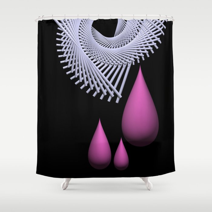 drops -04- Shower Curtain
