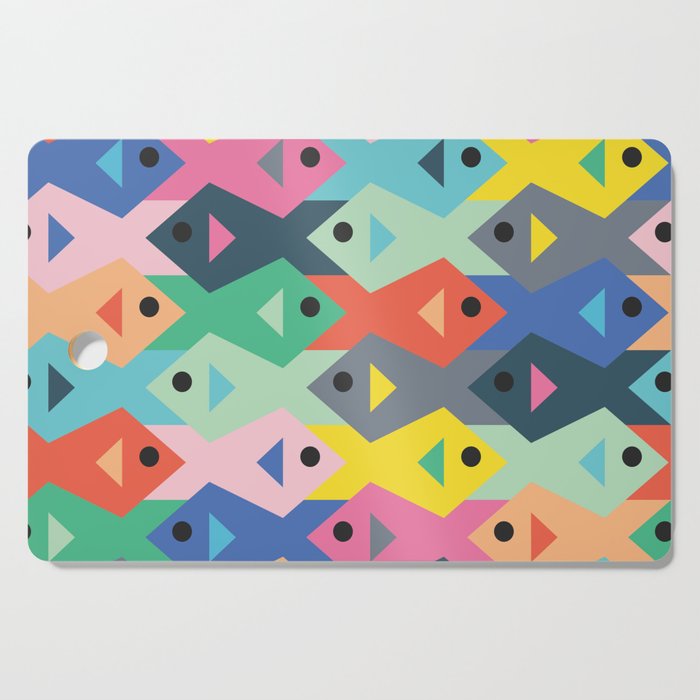 Fish tessellation Cutting Board