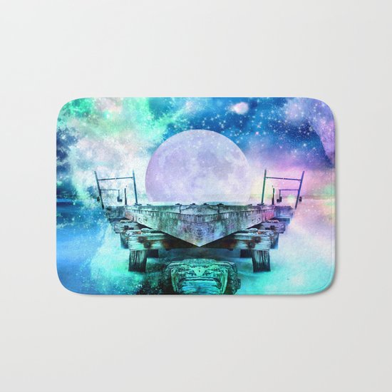 fantasy moon Bath Mat